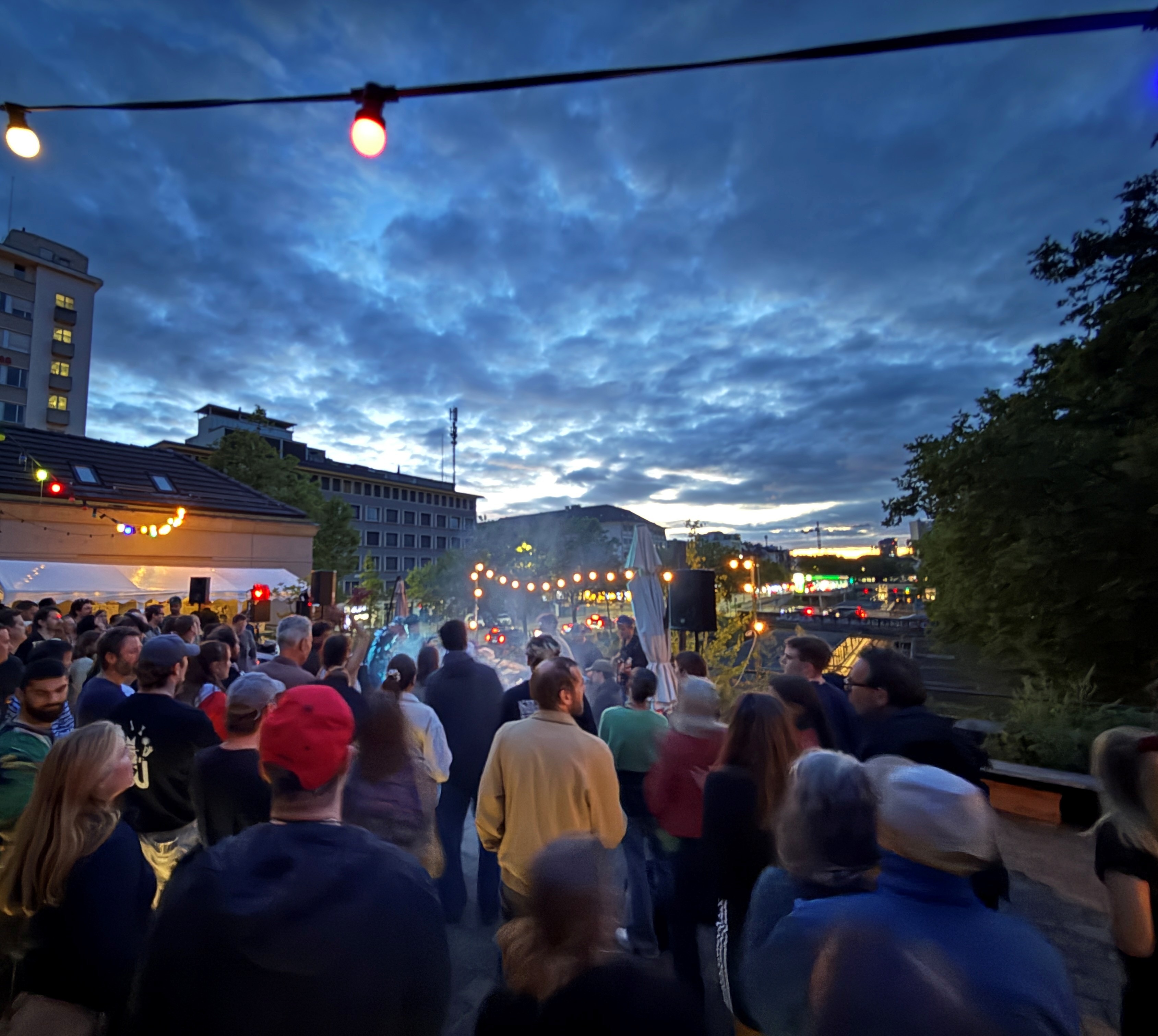 Konzert an GDS Dachterassenparty